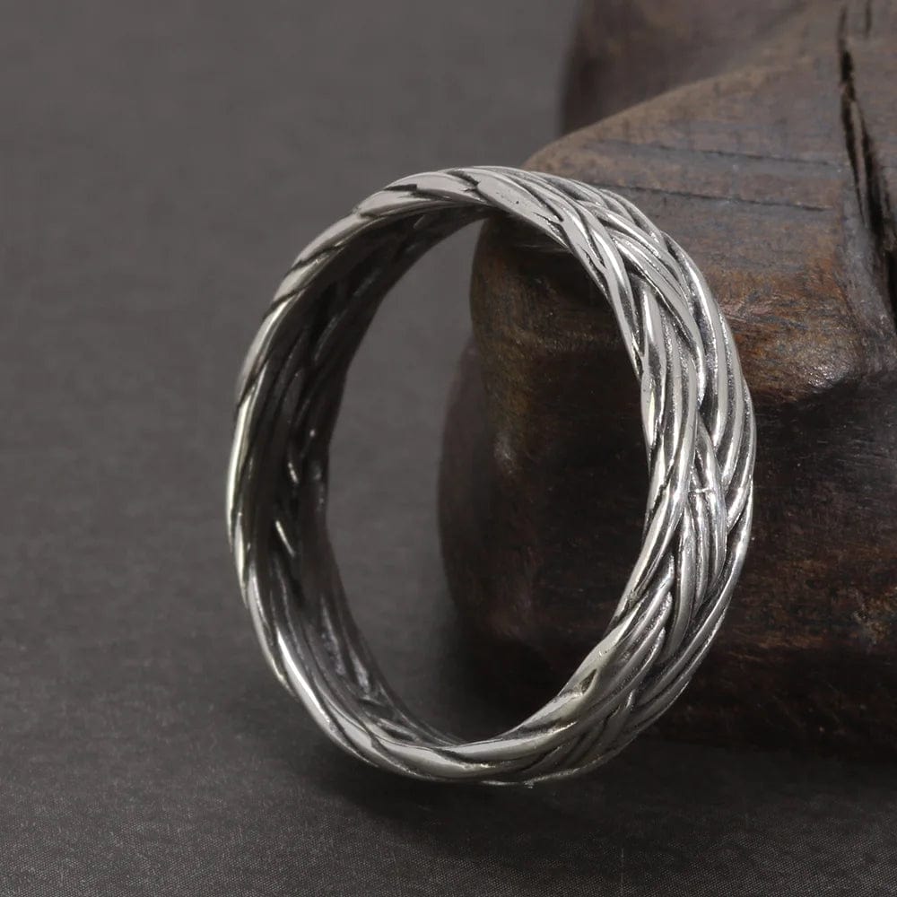Braided Silver Ring