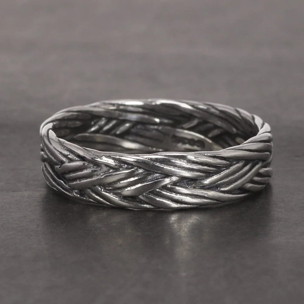 Braided Silver Ring