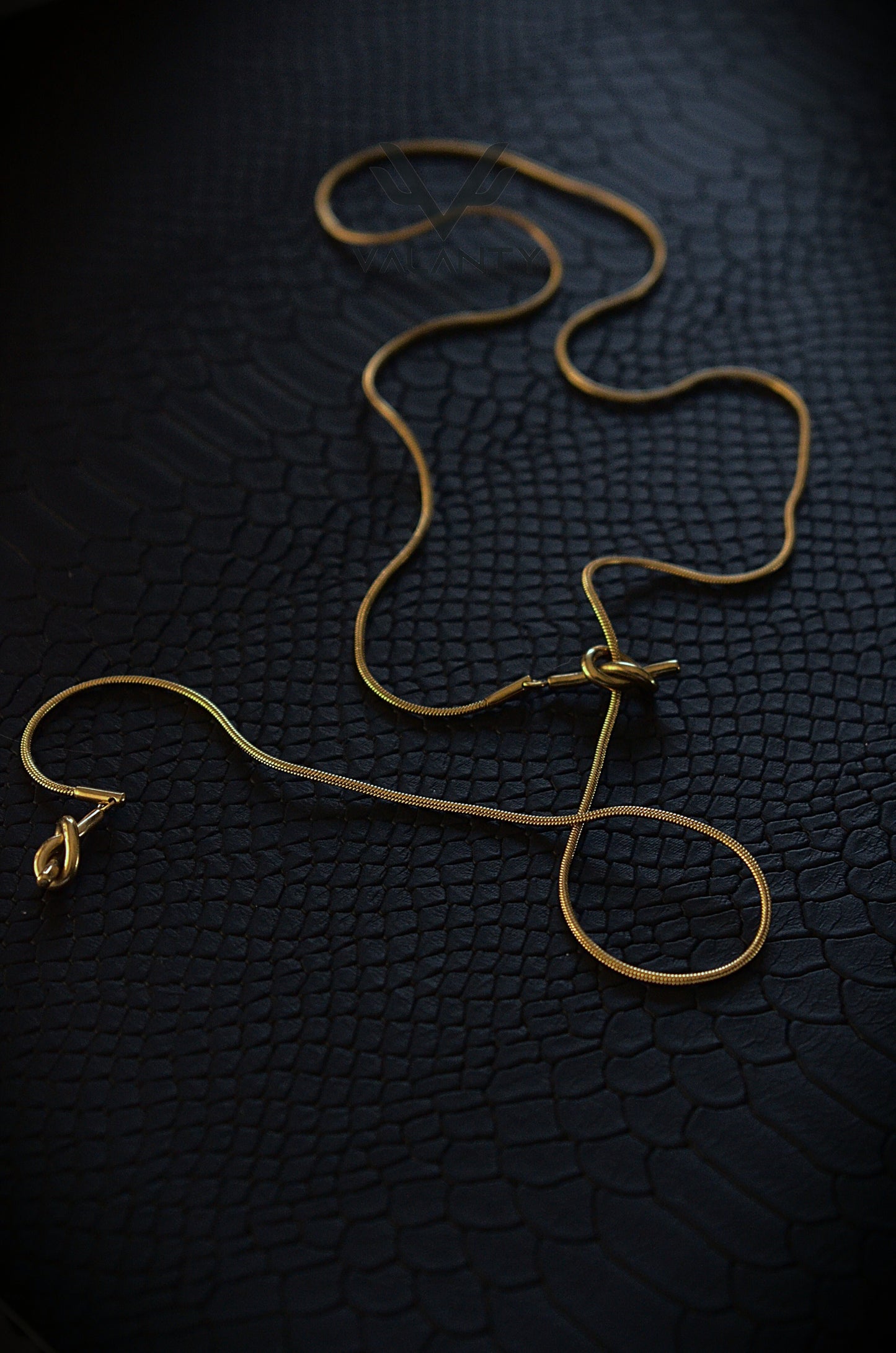 Minimalist Y Shape Rope Necklace