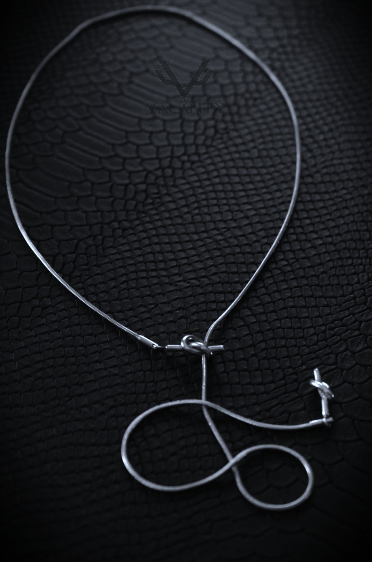 Minimalist Y Shape Rope Necklace
