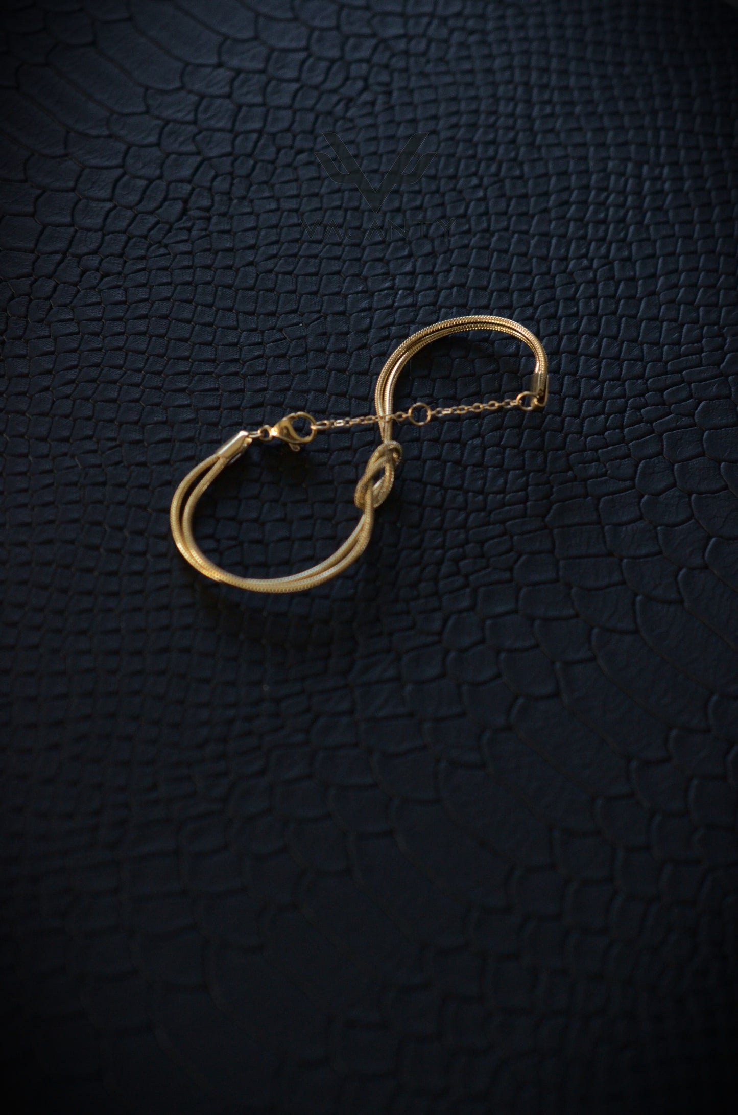 Minimalist Knotted Rope Bracelet