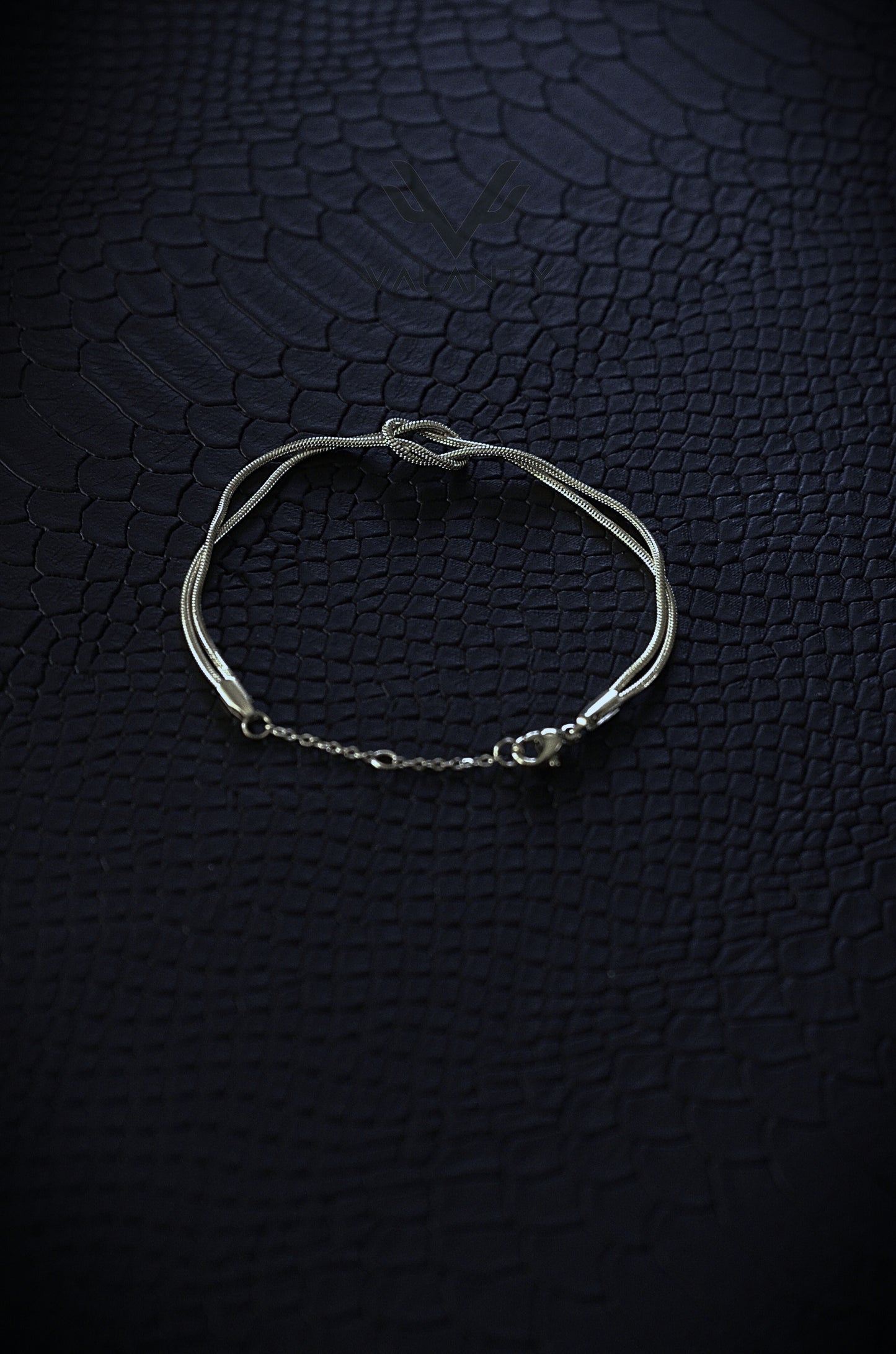 Minimalist Knotted Rope Bracelet