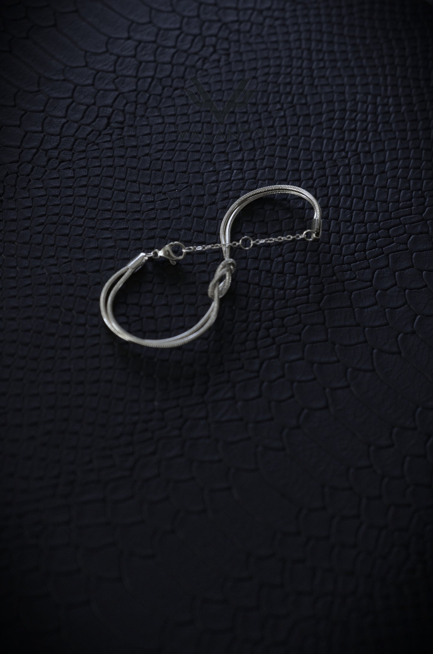 Minimalist Knotted Rope Bracelet