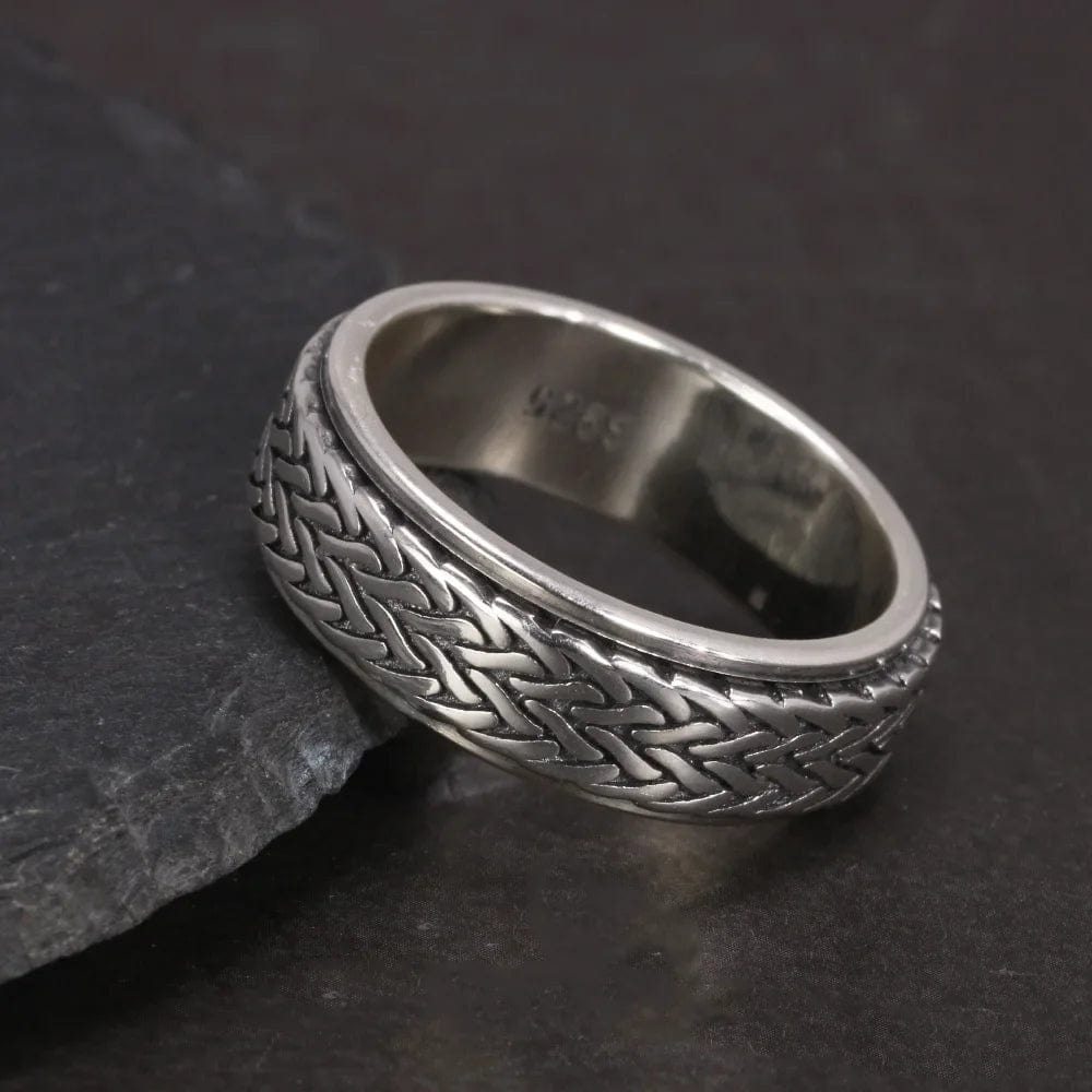 Rotating Silver Ring