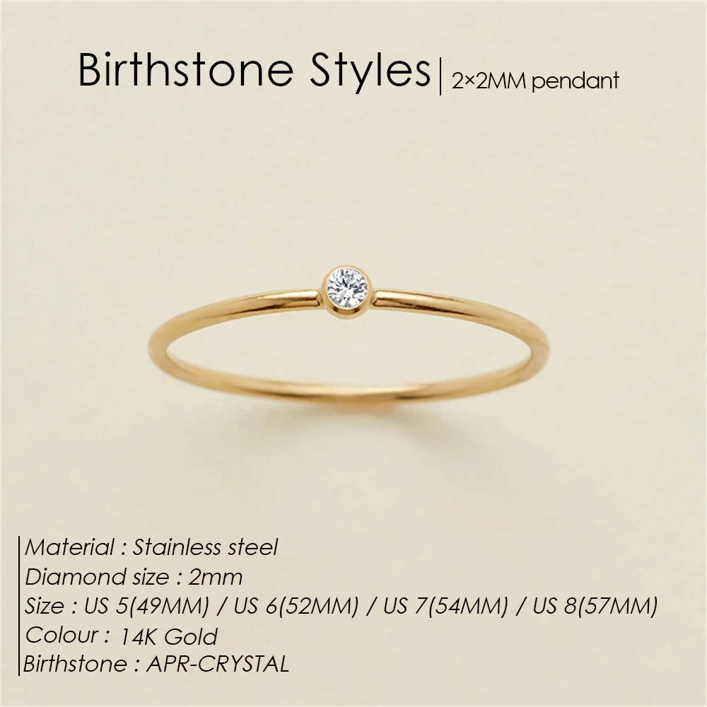 Signature Single Gemstone Ring