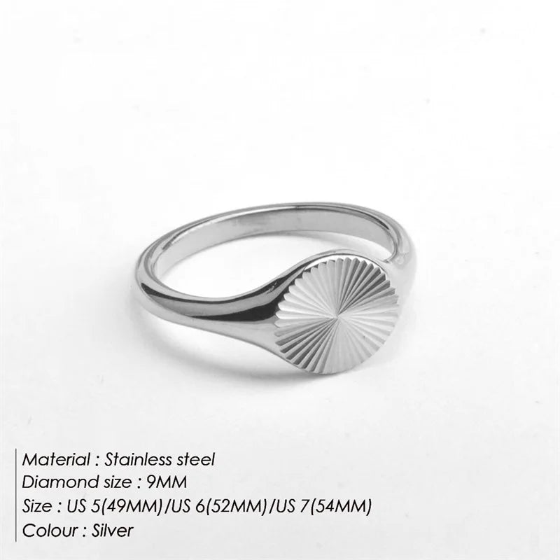 Moonlit Wave Ring