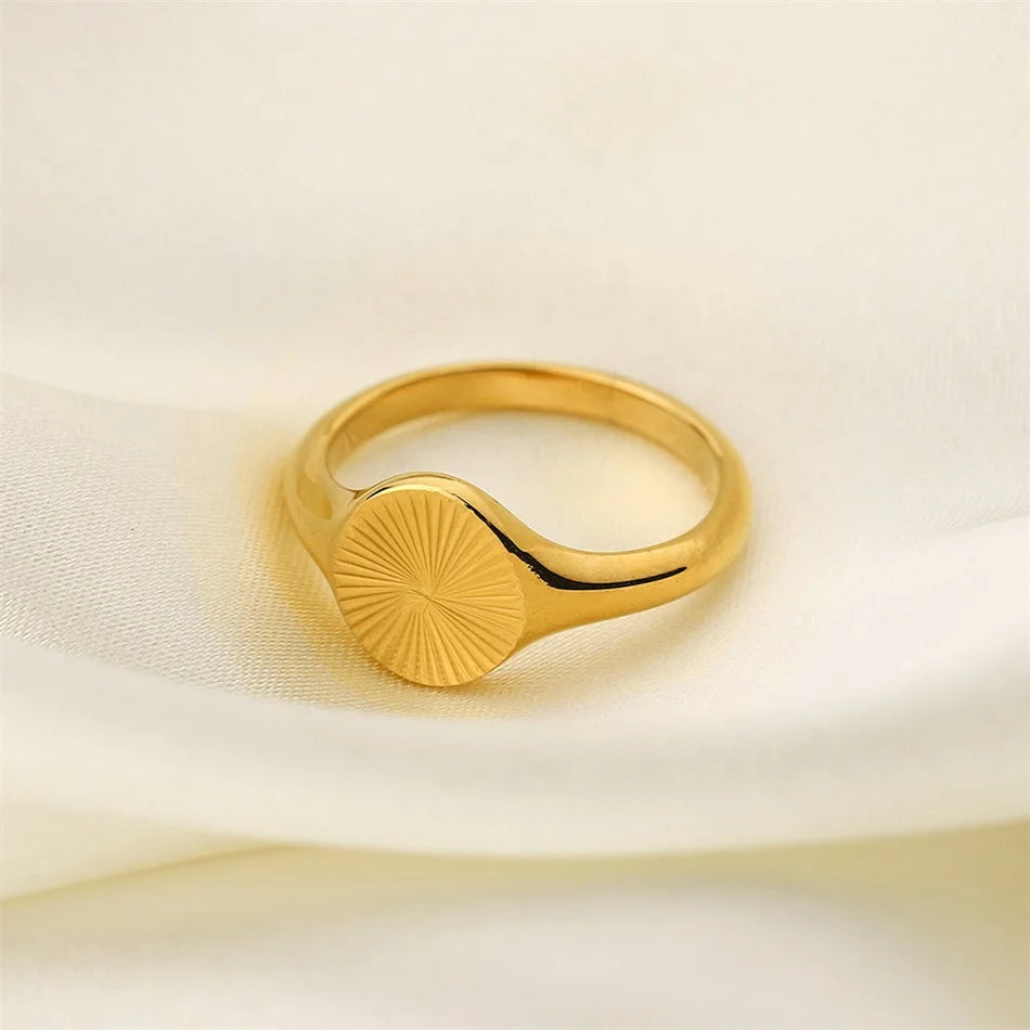 Moonlit Wave Ring