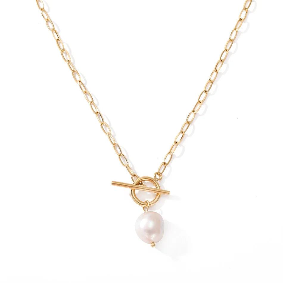 Irregular Pearl Necklace