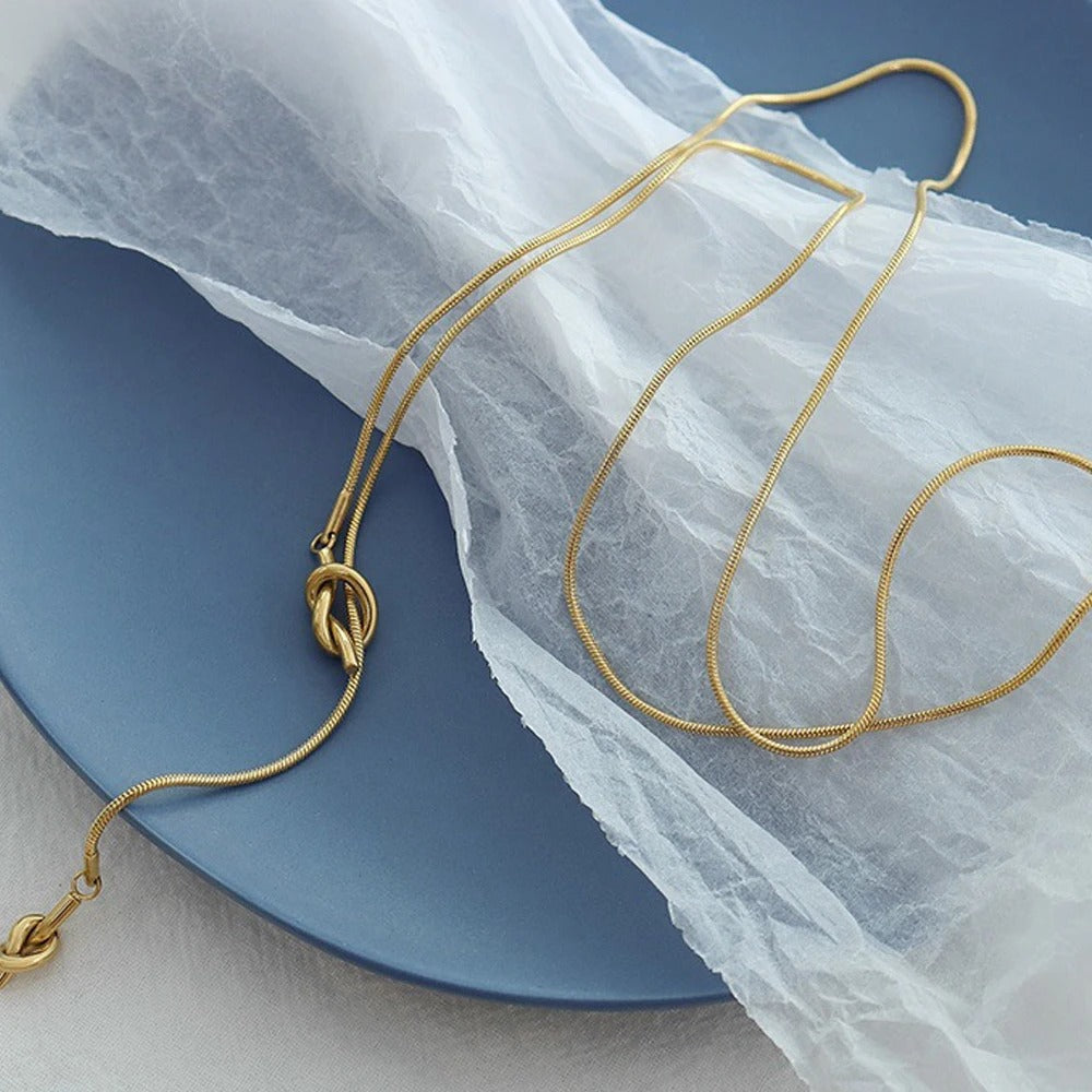 Y Shape Rope Necklace