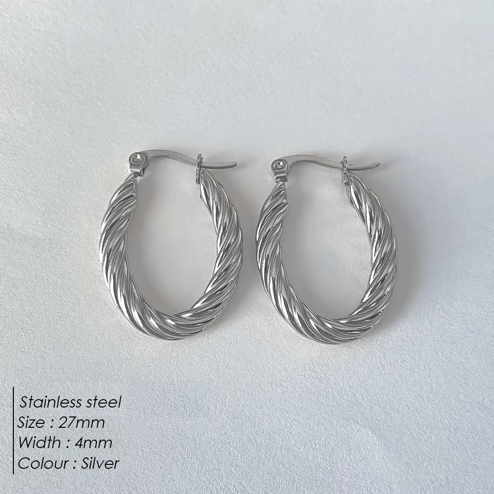 Twist Hoop Earrings