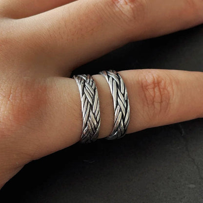 Braided Silver Ring