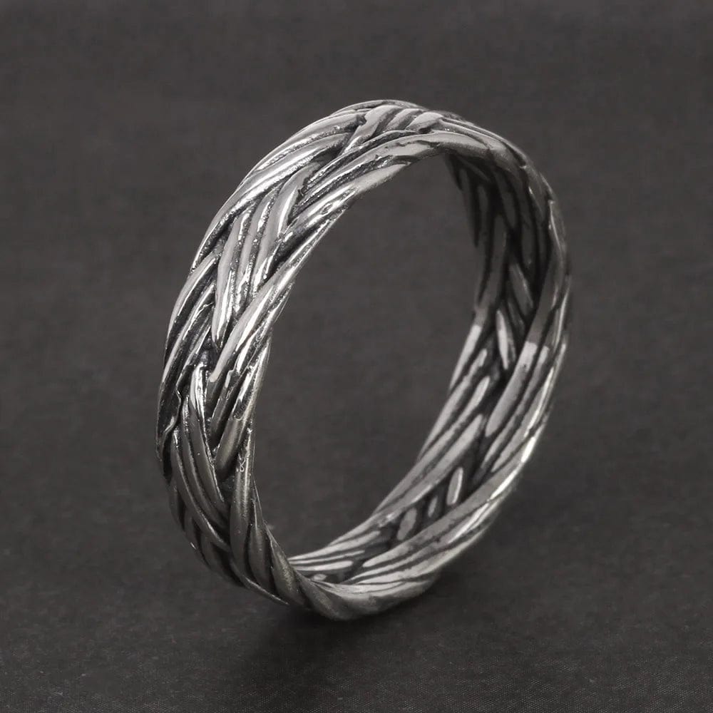 Braided Silver Ring