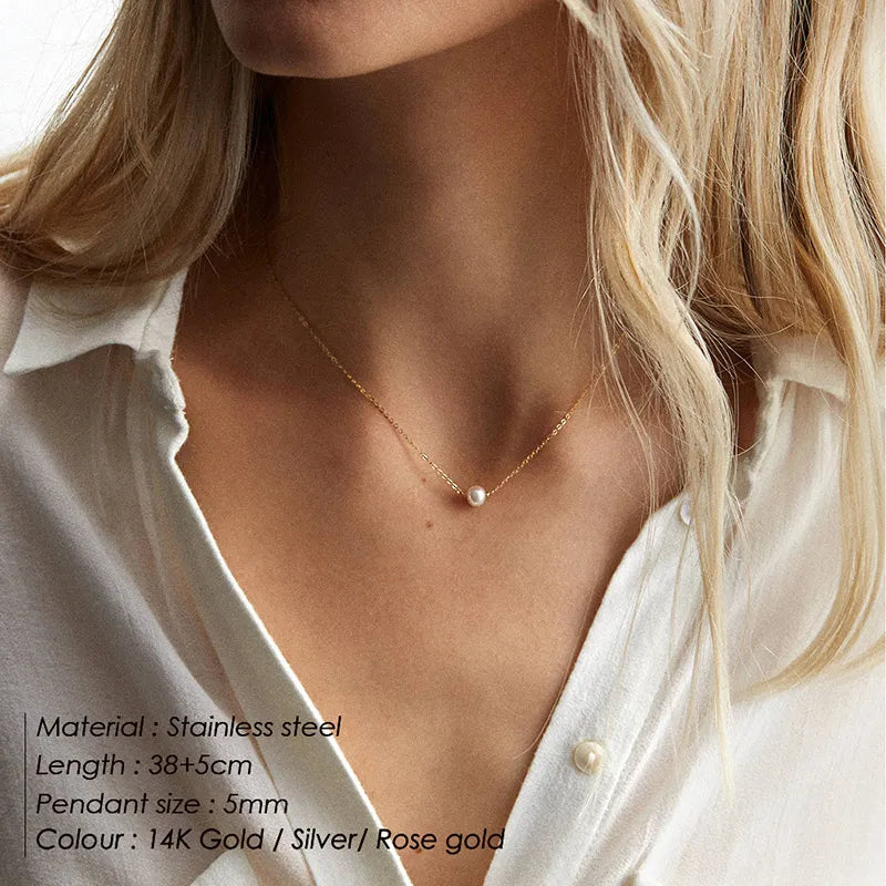 Pearl Pendant Necklace
