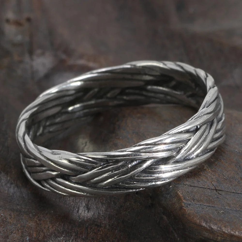 Braided Silver Ring