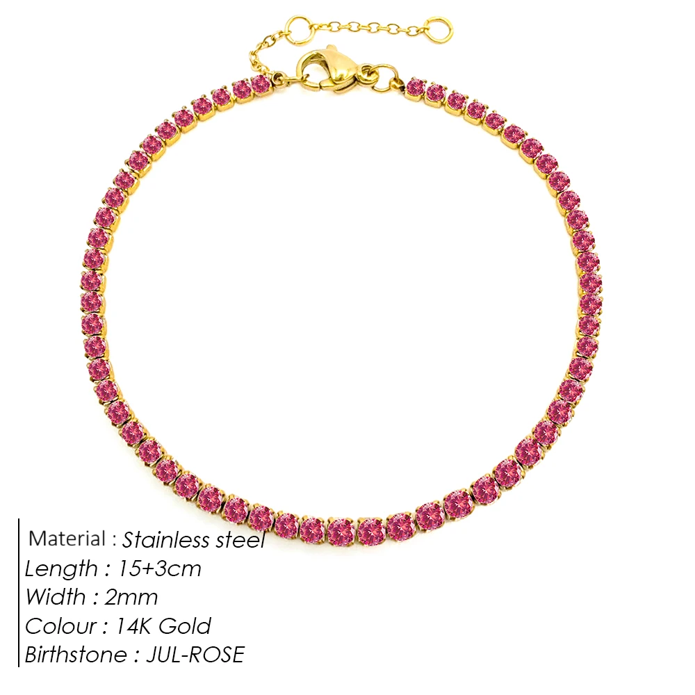 Sparkling Gemstone Bracelet