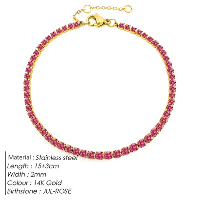 Sparkling Gemstone Bracelet