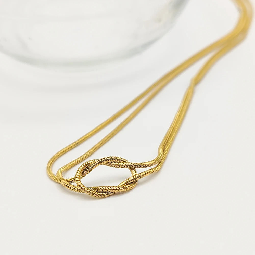 Knotted Rope Necklace