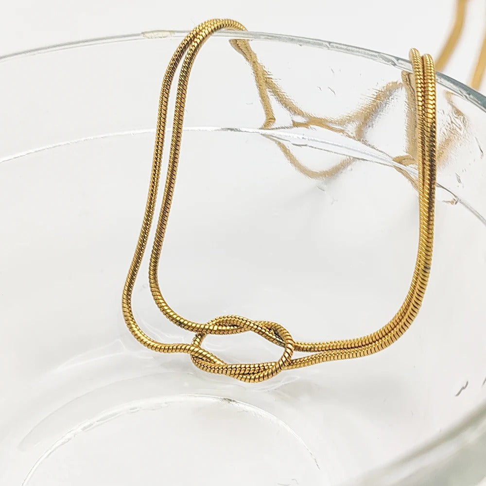 Knotted Rope Necklace