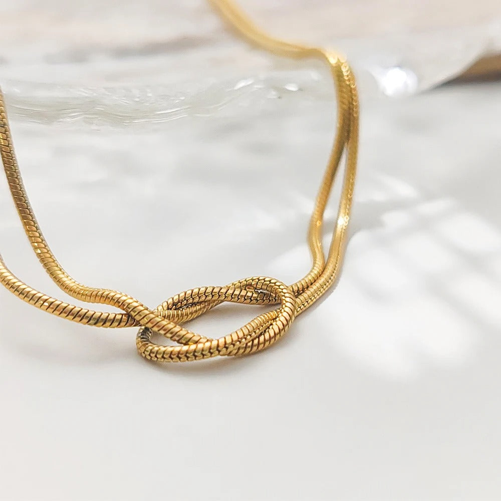 Knotted Rope Necklace