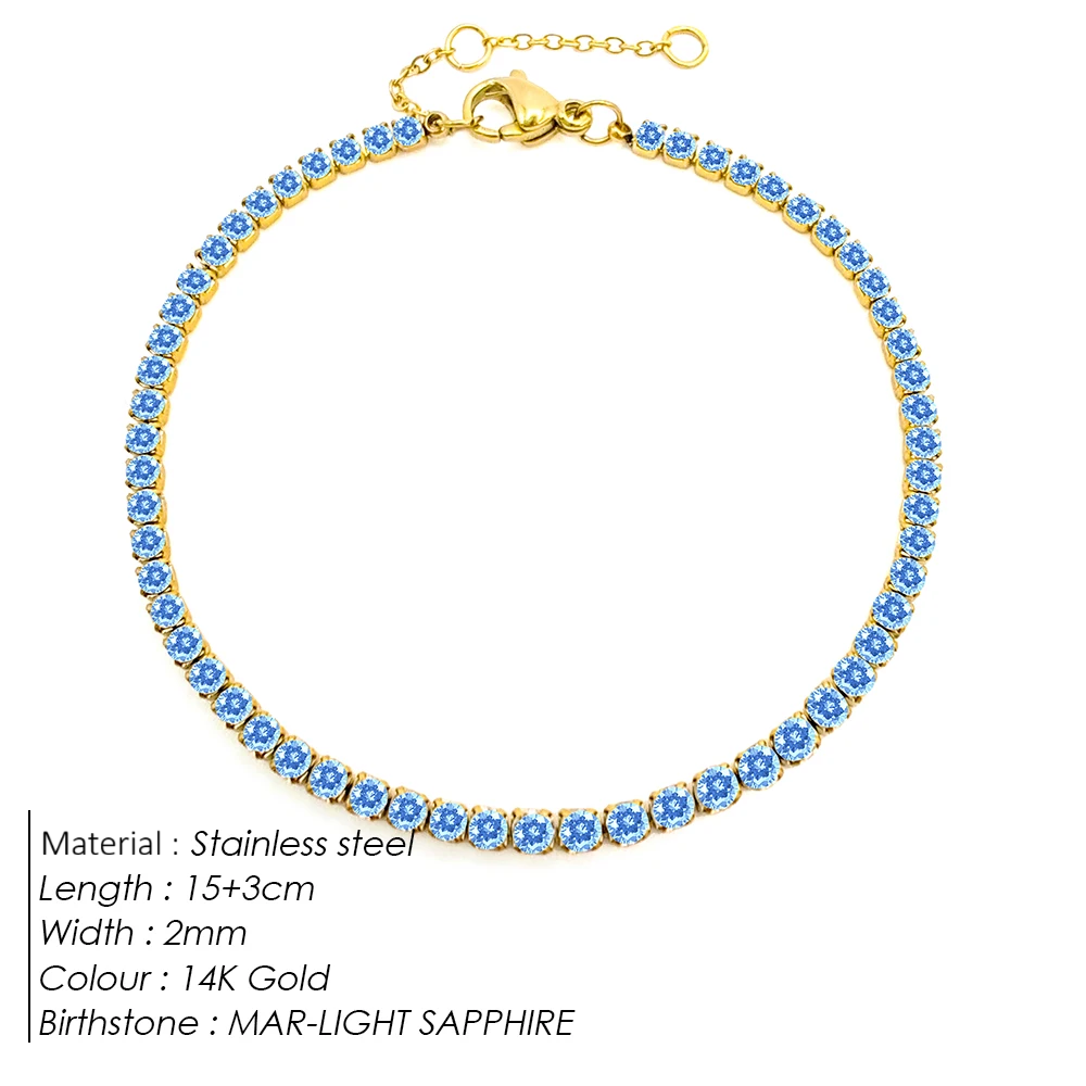 Sparkling Gemstone Bracelet