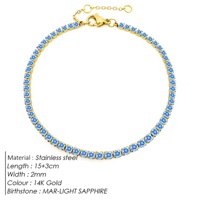 Sparkling Gemstone Bracelet