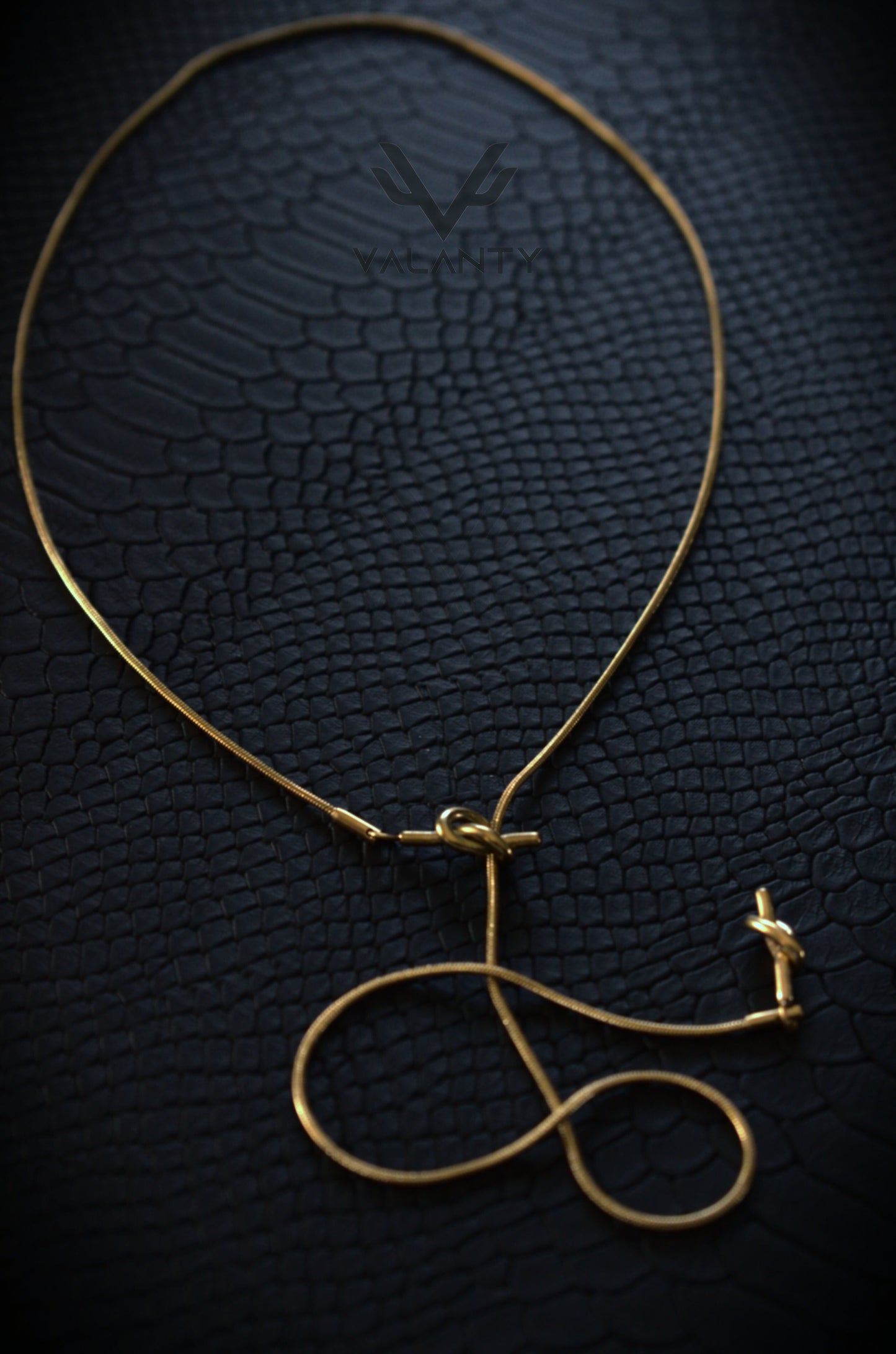 Minimalist Y Shape Rope Necklace