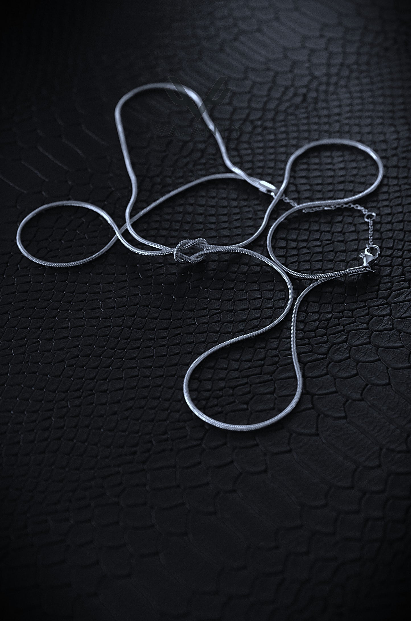 Minimalist Knotted Rope Necklace