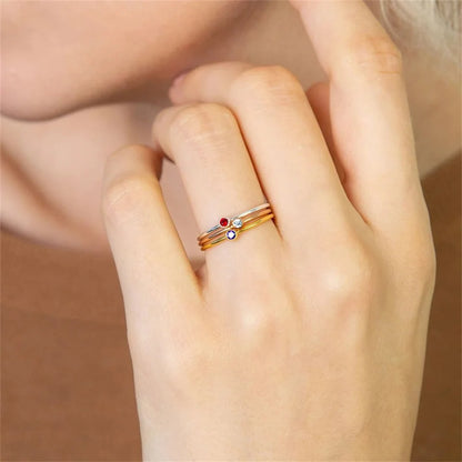Signature Single Gemstone Ring