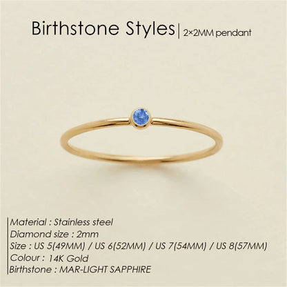 Signature Single Gemstone Ring