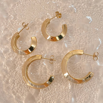 Arc Hoop Earrings