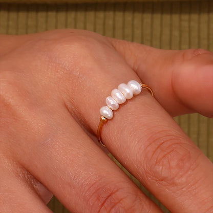 "Five Pearls" Ring
