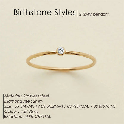 Signature Single Gemstone Ring