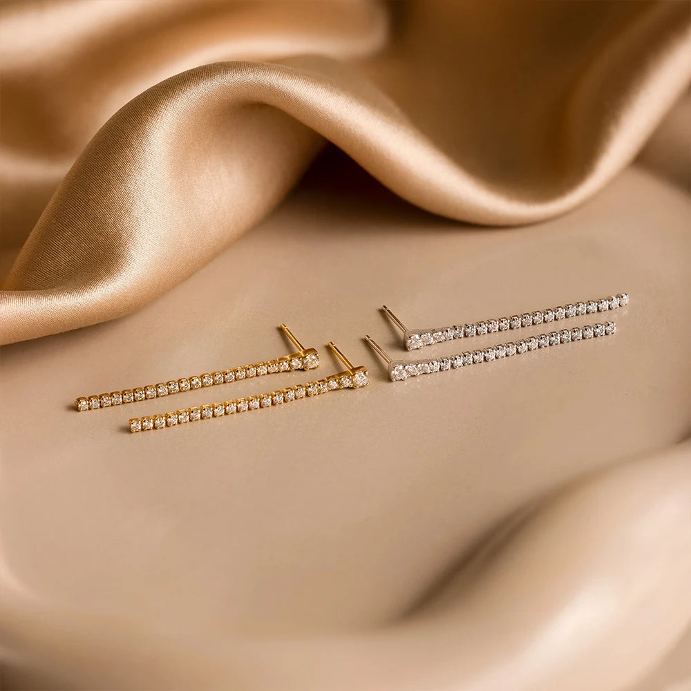 Sparkling Gemstone Earrings