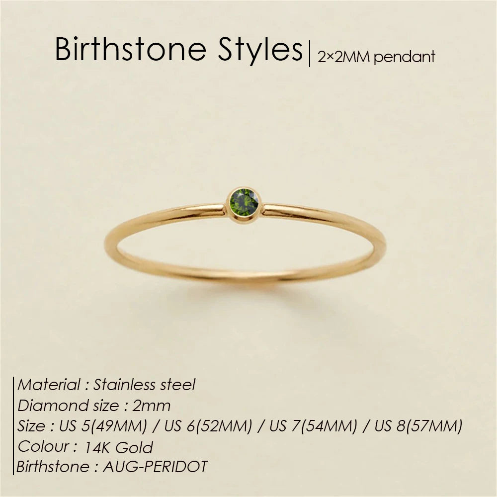 Signature Single Gemstone Ring