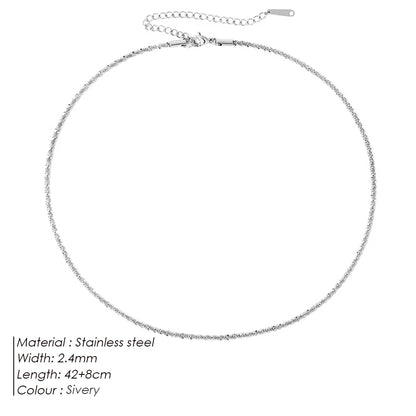 Fine Sparkling Necklace