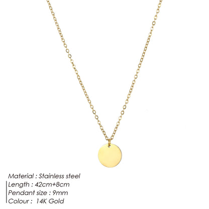 Luna Circle Necklace