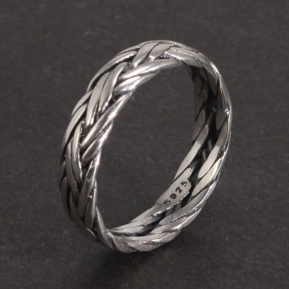 Braided Silver Ring