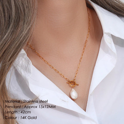 Irregular Pearl Necklace