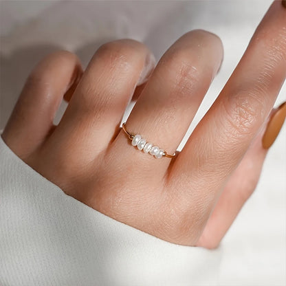 "Five Pearls" Ring