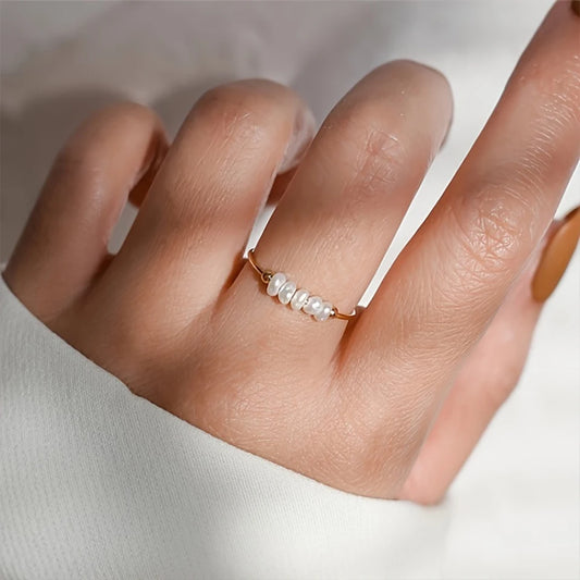 "Five Pearls" Ring