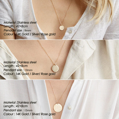 Luna Circle Necklace