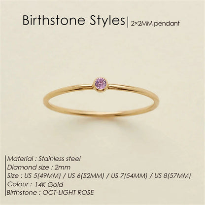 Signature Single Gemstone Ring