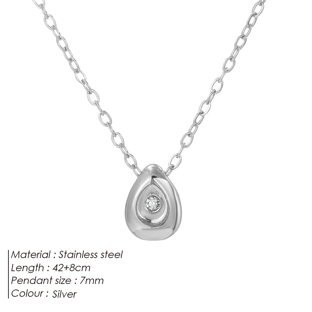 Water Drop Pendant Necklace