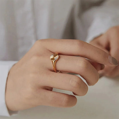 Moonlit Wave Ring