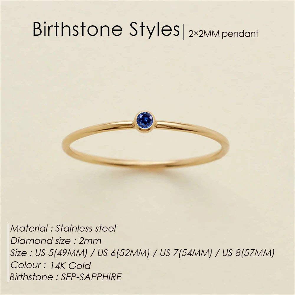 Signature Single Gemstone Ring