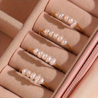 "Five Pearls" Ring