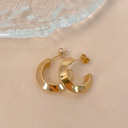Arc Hoop Earrings