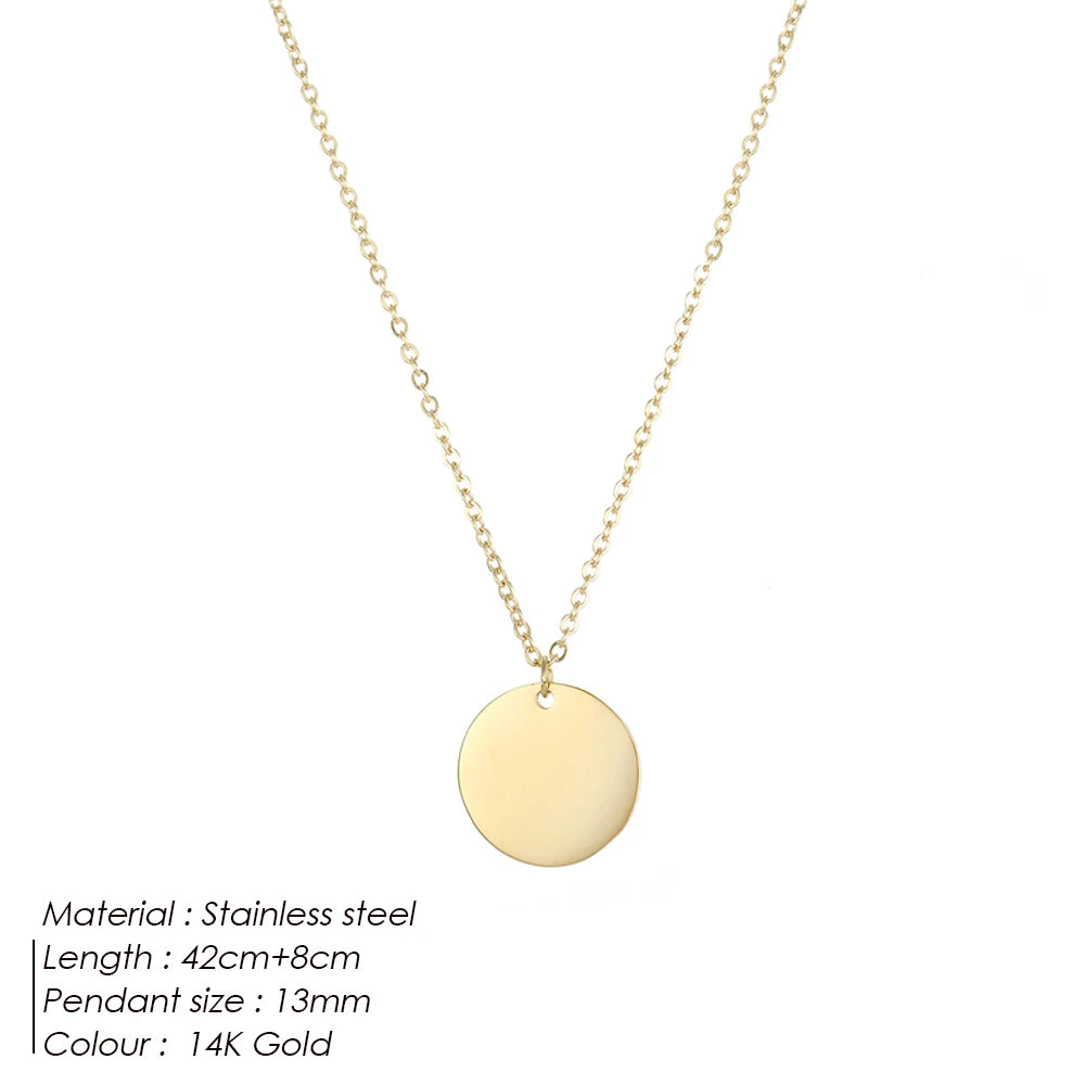 Luna Circle Necklace