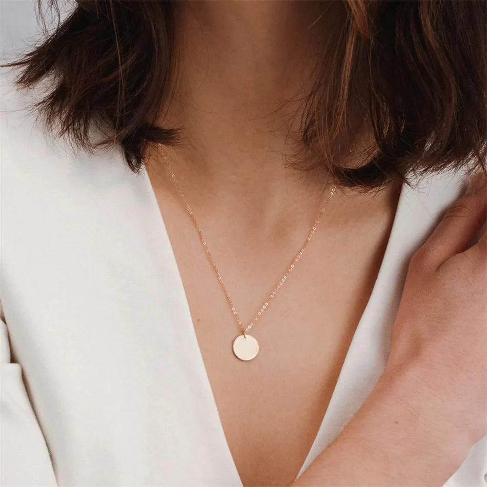Luna Circle Necklace