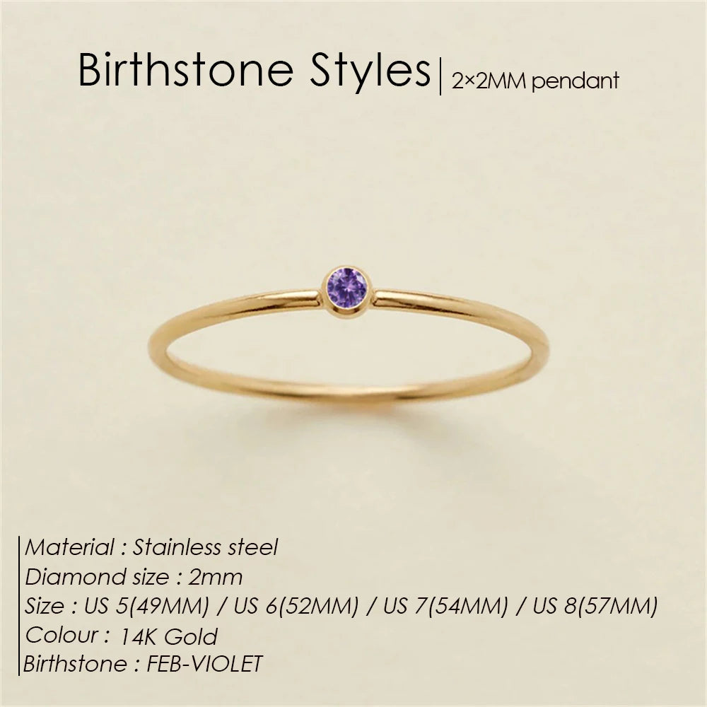 Signature Single Gemstone Ring